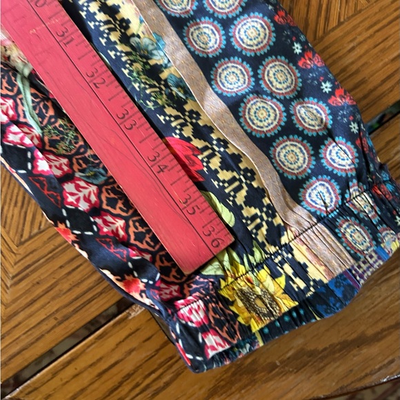 JOHNNY WAS Floral Silk Joggers - Picture 7 of 16